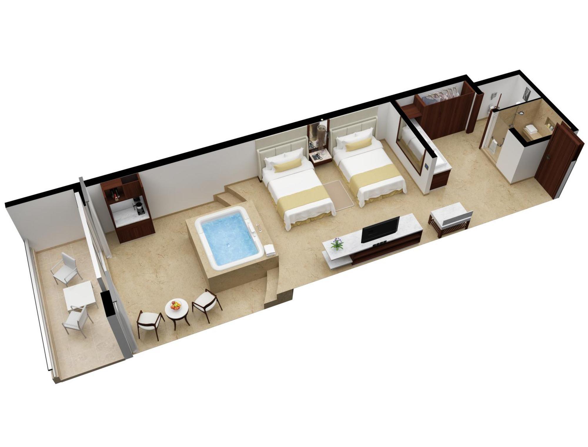 Sun Palace (Adults Only) Cancún Rom bilde