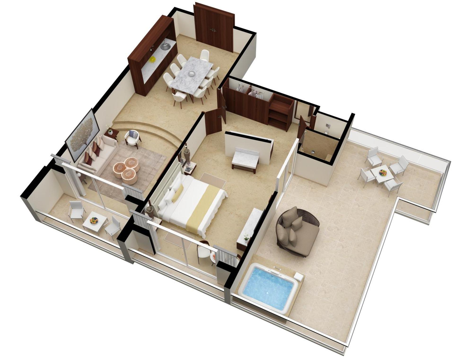 Sun Palace (Adults Only) Cancún Rom bilde